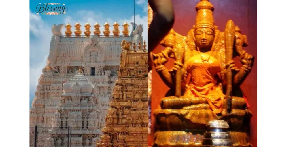 Abhishekam at Kanchi Kamakshi Temple