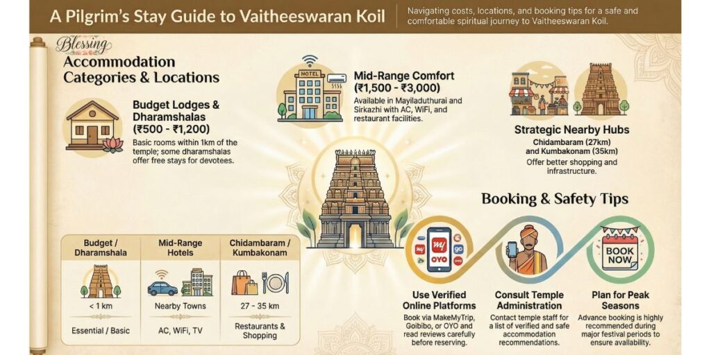 Accommodation Options Near the Temple 