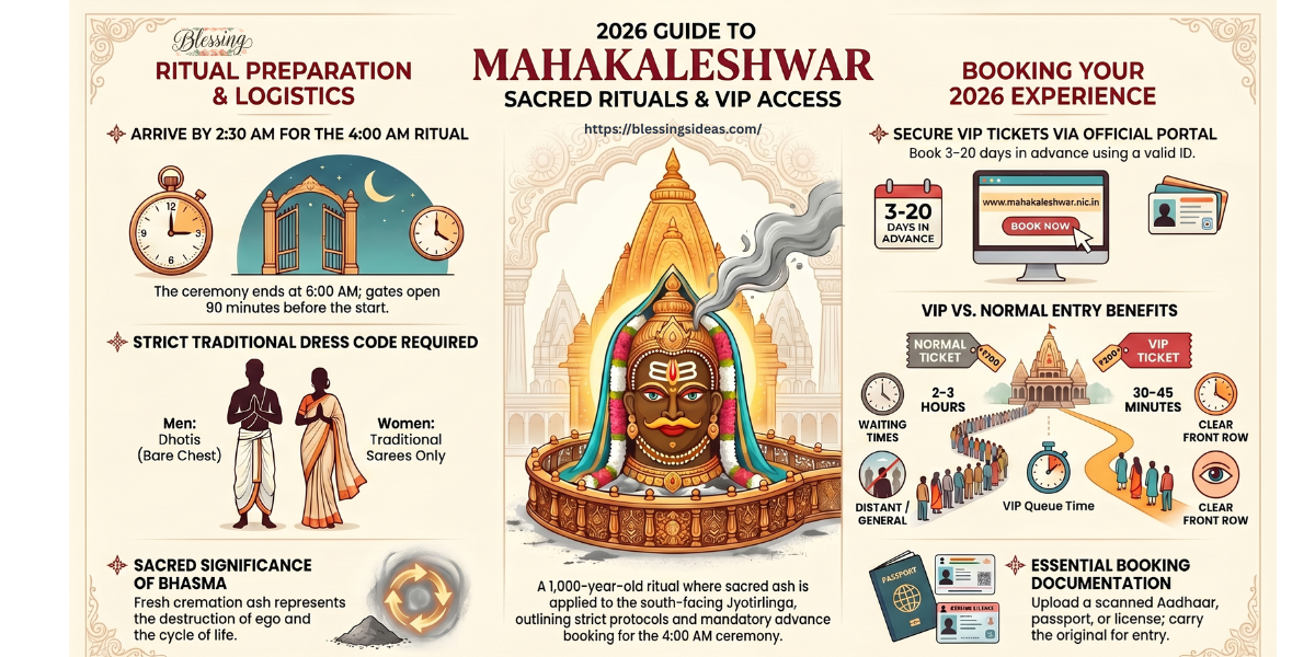 Mahakal Temple Bhasma Aarti Ticket Guide 2026