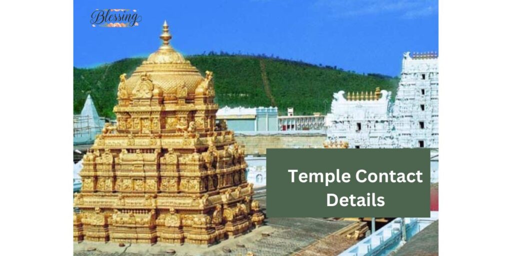 Temple Contact Details