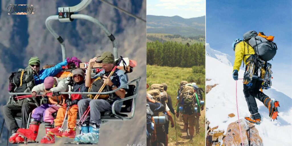 Trekking vs Ropeway: Making Your Choice
