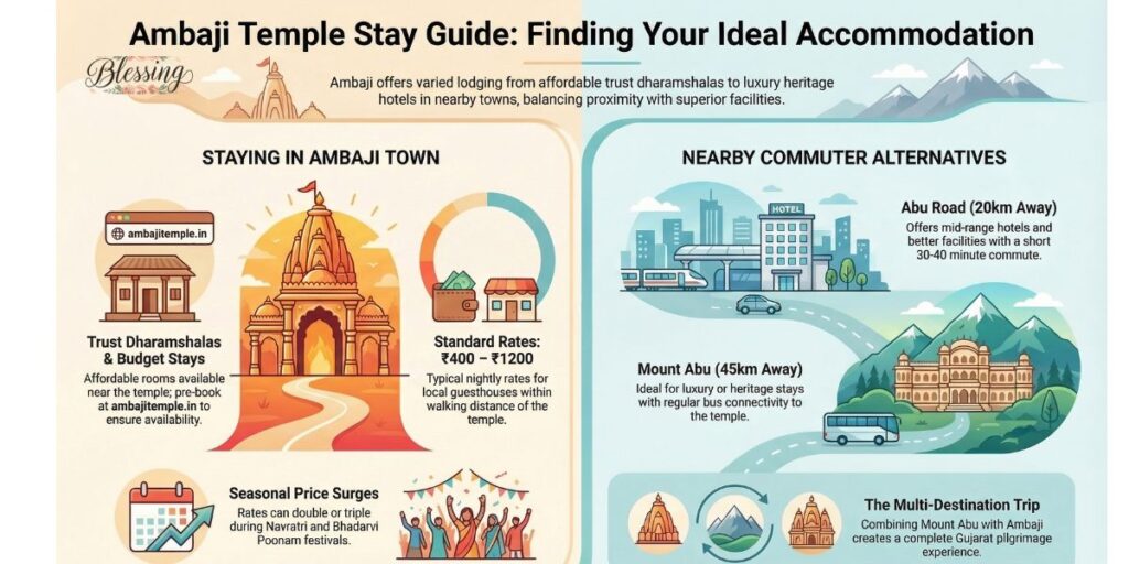 Where to Stay Near Ambaji Temple (Accommodation Guide)