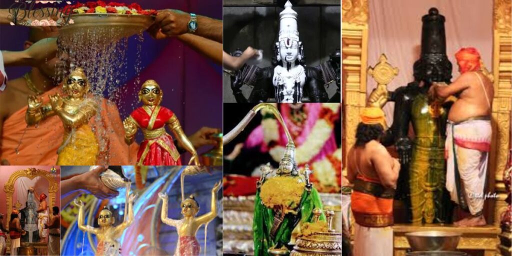 Abhishekam Seva at Thillai Nataraja Temple