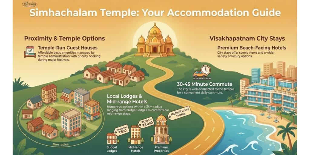 Accommodation Options Near Temple