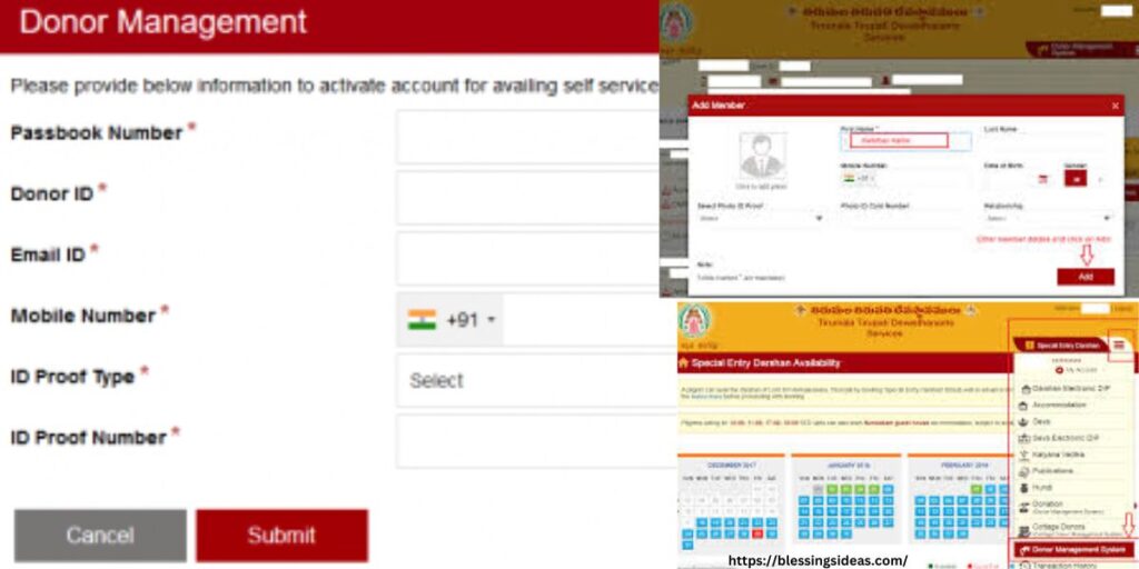How to Register in the TTD Cottage Donor Management System
