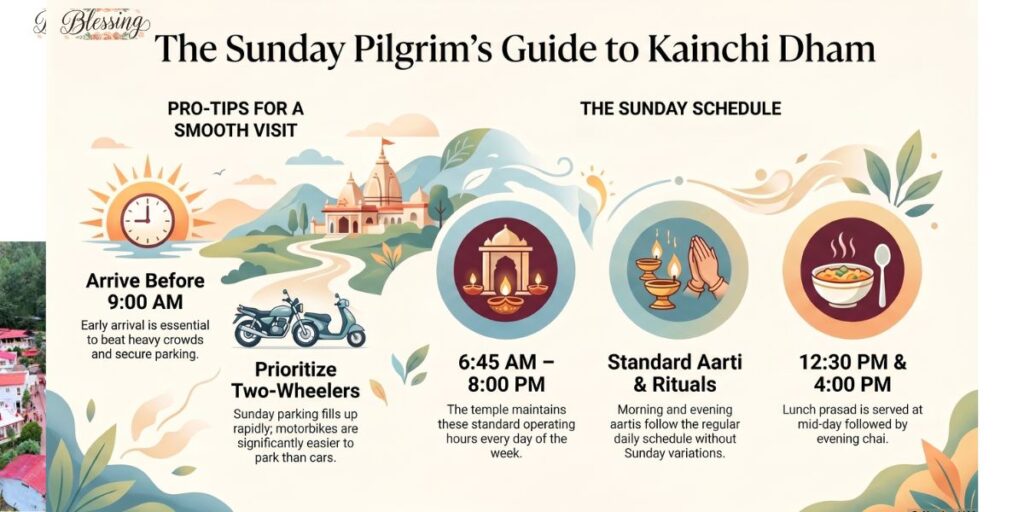 Kainchi Dham Timings Sunday