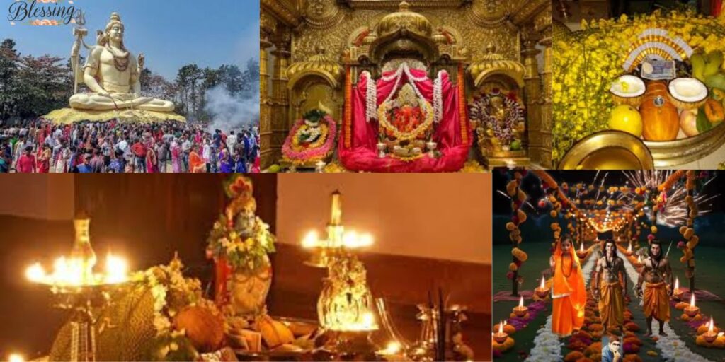 Major Festivals Celebrated at Madhur Temple