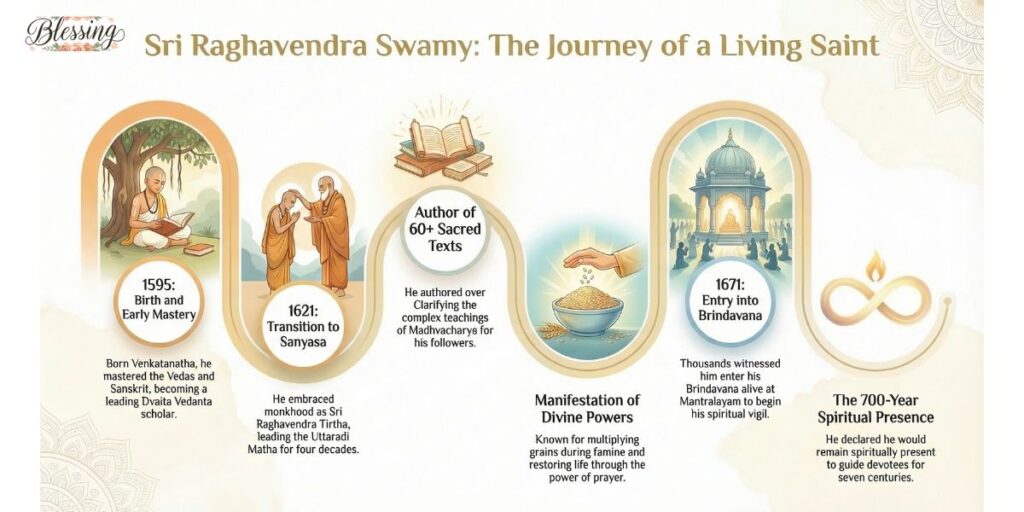 Sri Raghavendra Swamy: Life, Miracles & Spiritual Legacy