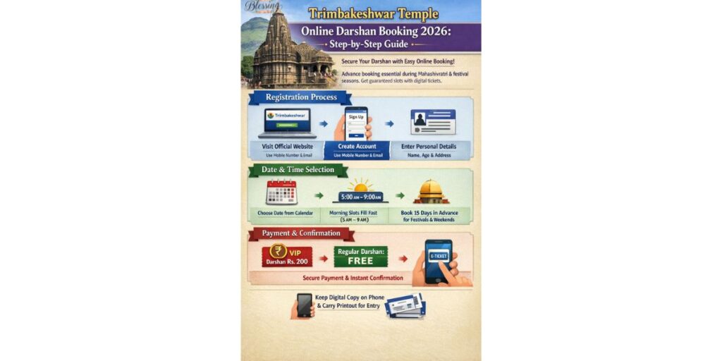 Trimbakeshwar Temple Online Darshan Booking 2026: Step-by-Step Guide