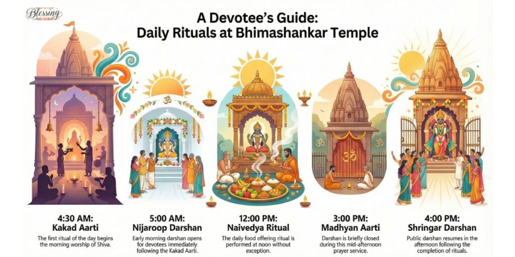 Aarti, Pooja, and Seva Timings at Bhimashankar Temple