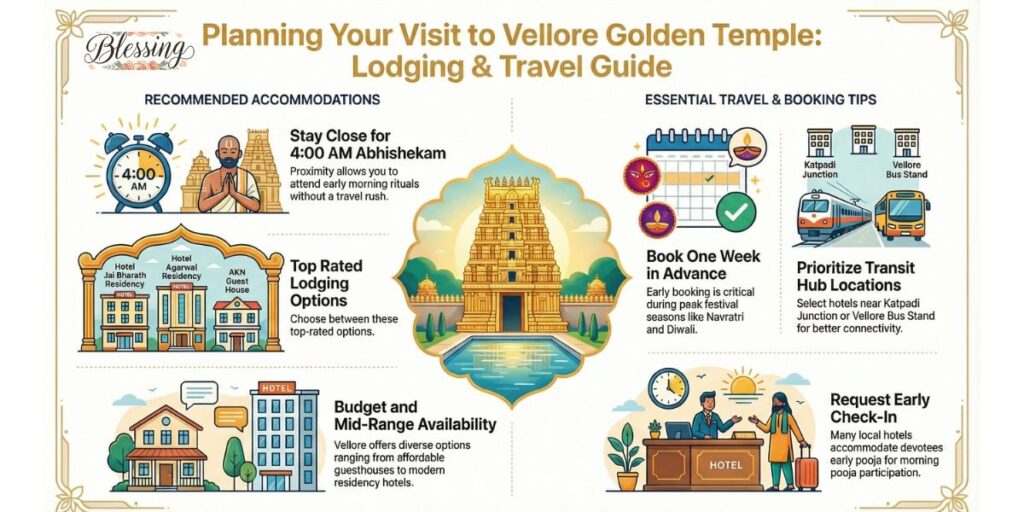 Accommodation Near Golden Temple, Vellore