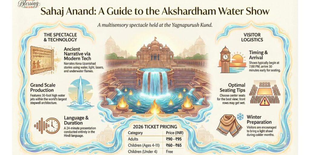 Akshardham Musical Fountain Show 2026