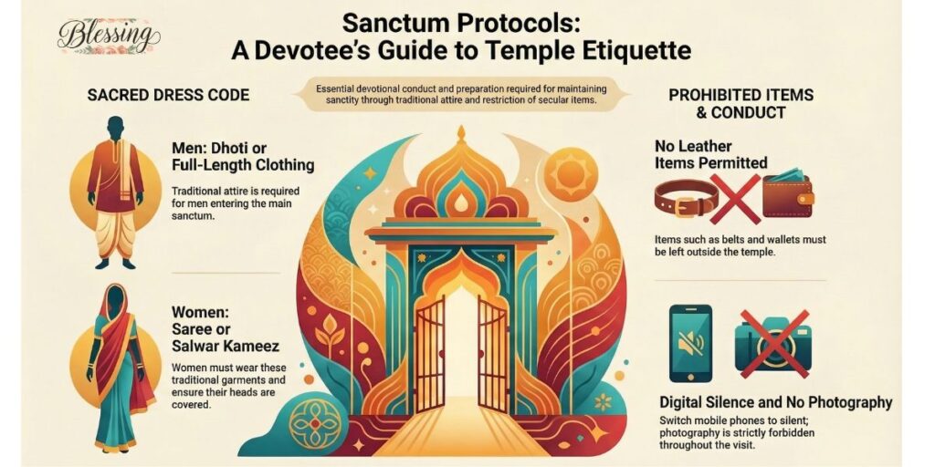 2. Dress Code and Temple Rules for Devotees