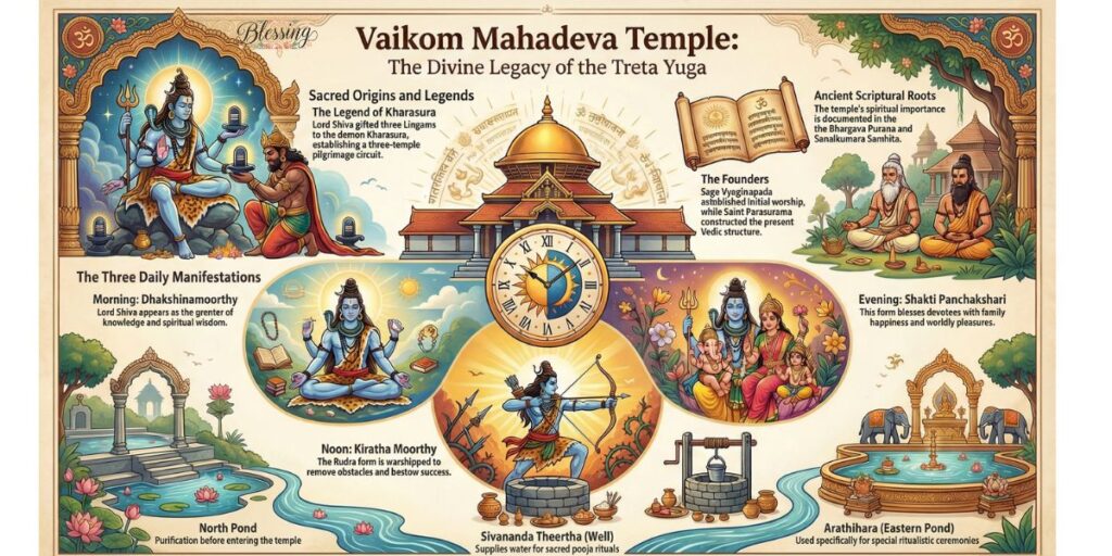 History and Legends of Vaikom Mahadeva Temple