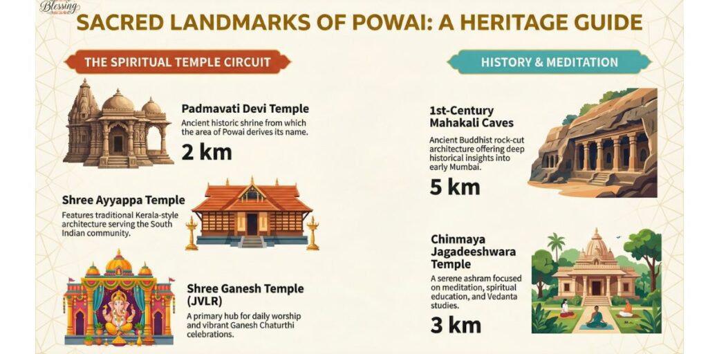 Nearby Attractions to Explore Near Sree Suvarna Temple, Powai