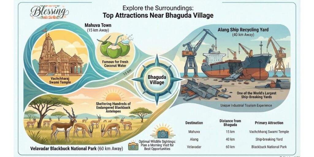 Nearby Places to Visit Around Bhaguda Village