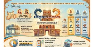 Pedakakani Sri Bhramaramba Malleswara Swamy Temple 2026 Darshan Timings, Rahu Ketu Pooja Booking & Ticket Prices