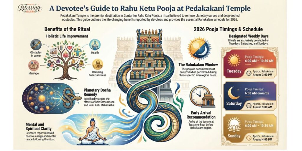 Rahu Ketu Pooja at Pedakakani Temple