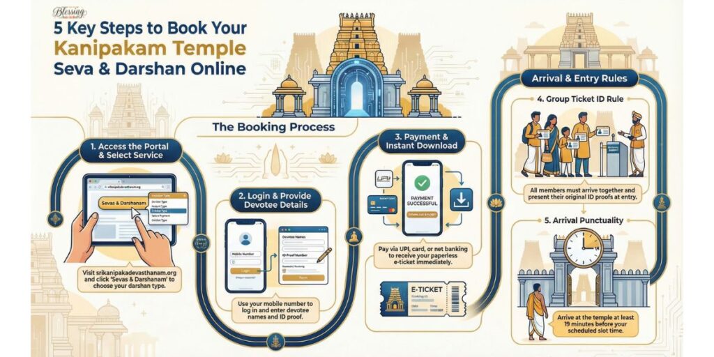 How to Book Seva & Darshan Tickets Online