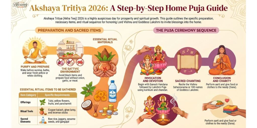 Akshaya Tritiya Puja Vidhi – How to Perform at Home in 2026