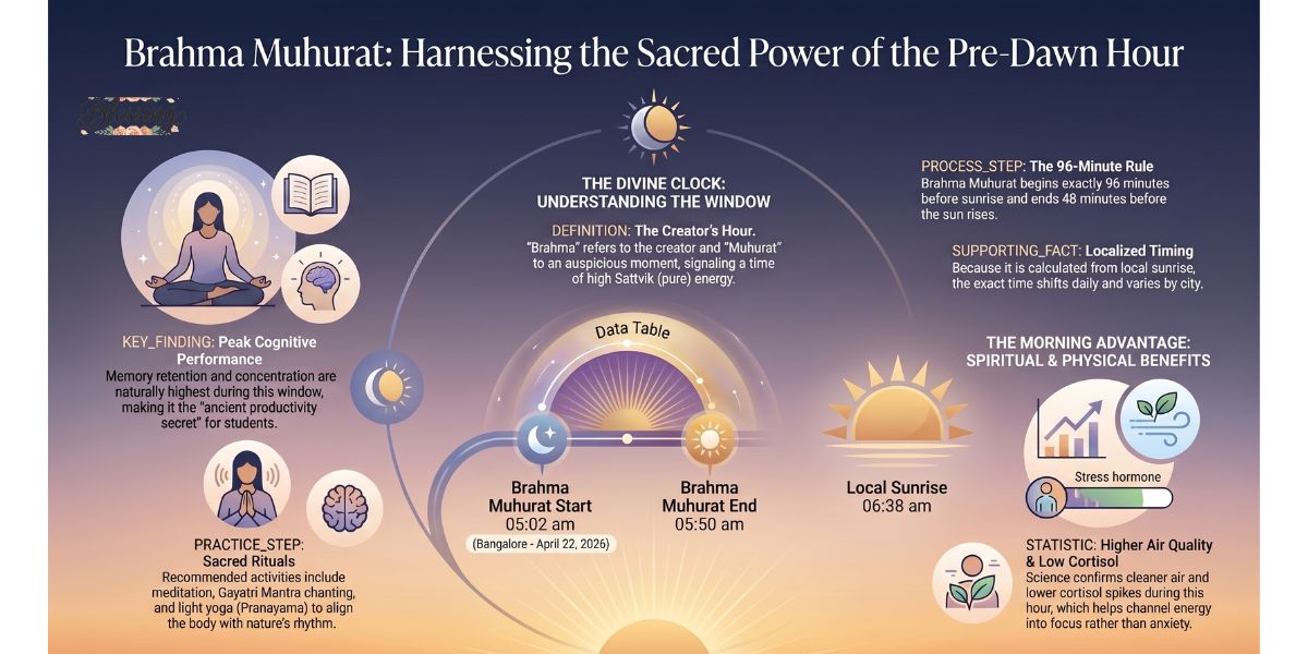 Brahma Muhurat Time Today in Bangalore 