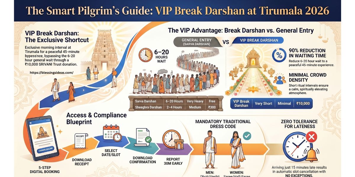Break Darshan Tirupati 2026: Complete Guide to VIP Darshan, Timings & Booking