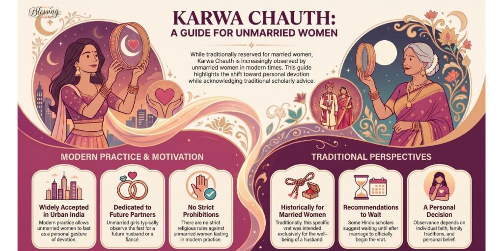 Can Unmarried Girls Keep Karwa Chauth Fast?