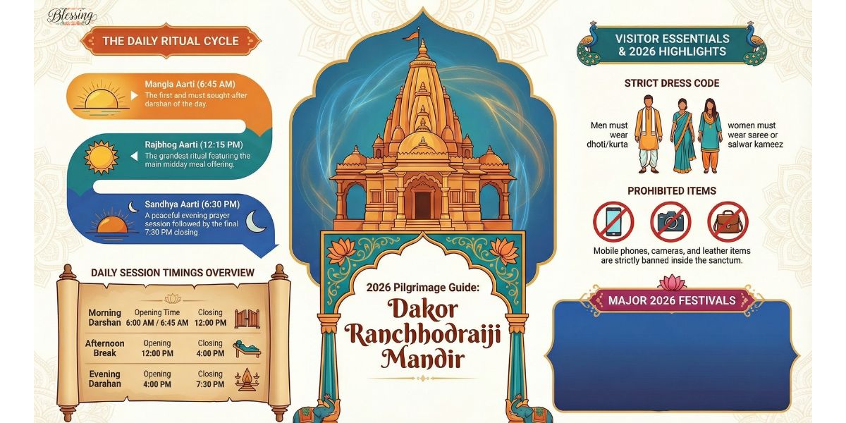 Dakor Temple Darshan 2026: Complete Guide to Timings, Aarti, Bhog & Darshan Schedule