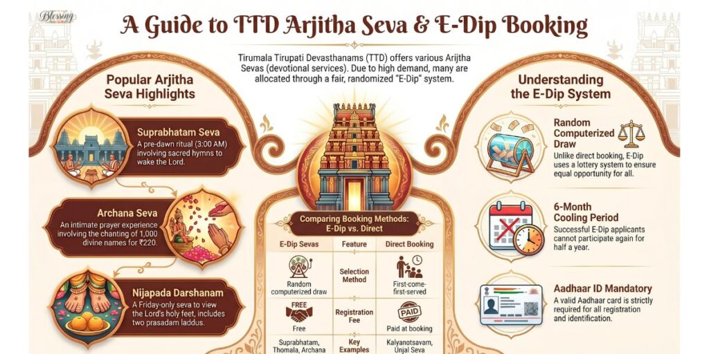 Sevas Available Through Lucky Dip