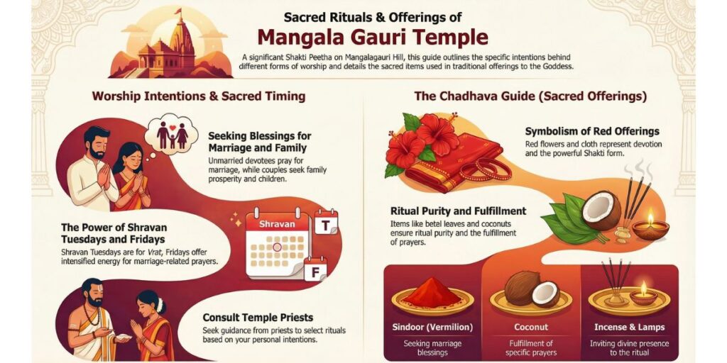 Sevas and Pooja Offerings at Sri Mangala Gauri Temple