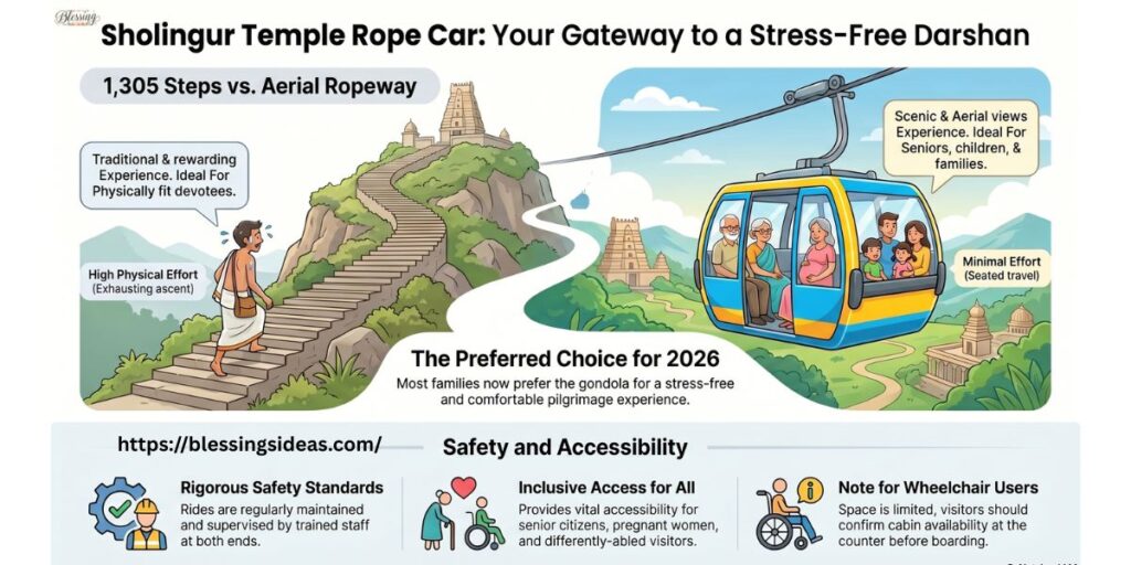 Sholingur Temple Rope Car — A True Blessing for Every Devotee