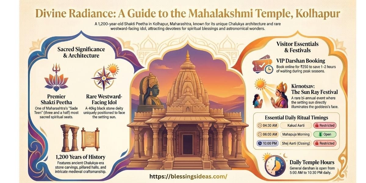 Shri Mahalakshmi Temple Kolhapur – Complete Pilgrimage Guide 2026