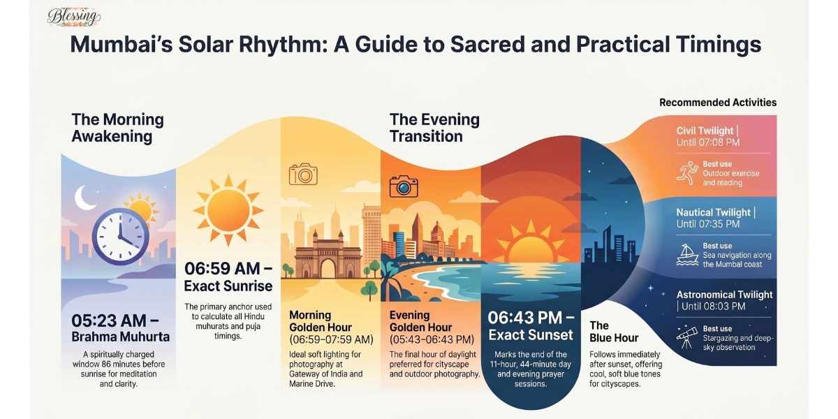 Sunrise and Sunset Time in Mumbai Today — Complete Guide 2026
