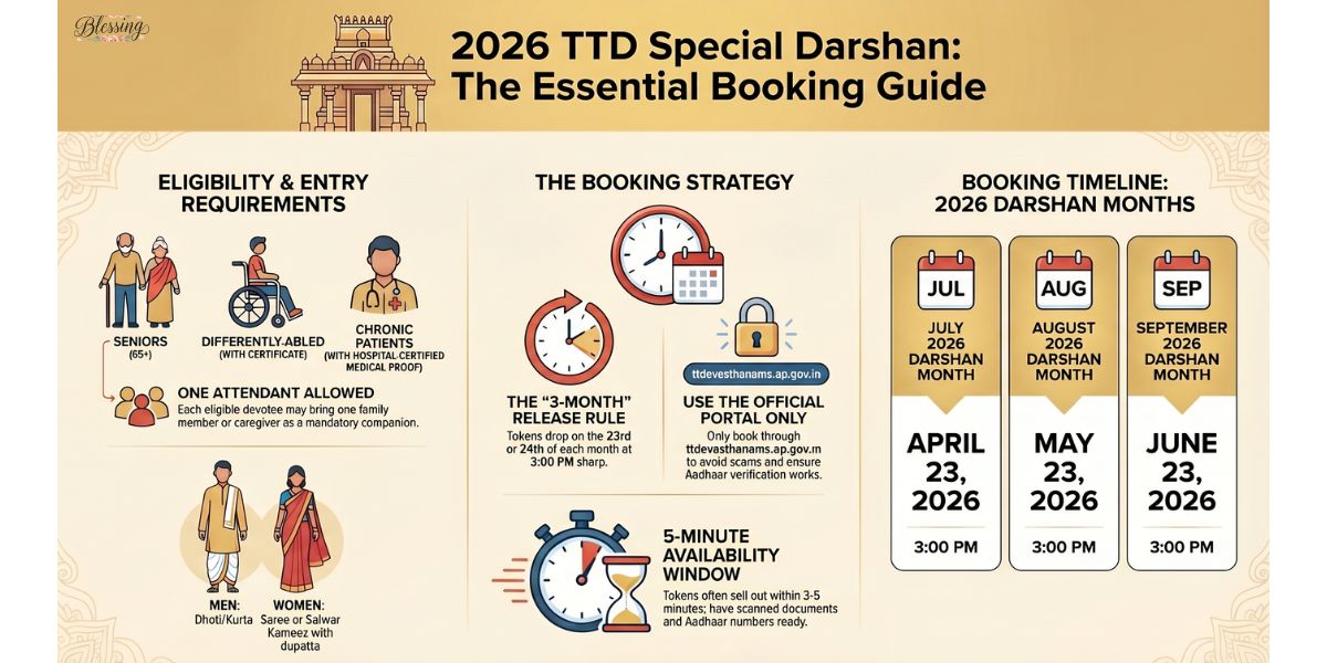TTD Senior Citizen Darshan Booking 2026: Patient & Handicapped Complete Guide