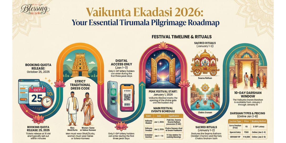 TTD Vaikunta Ekadasi 2026: Complete Darshan Guide, Booking & Timings