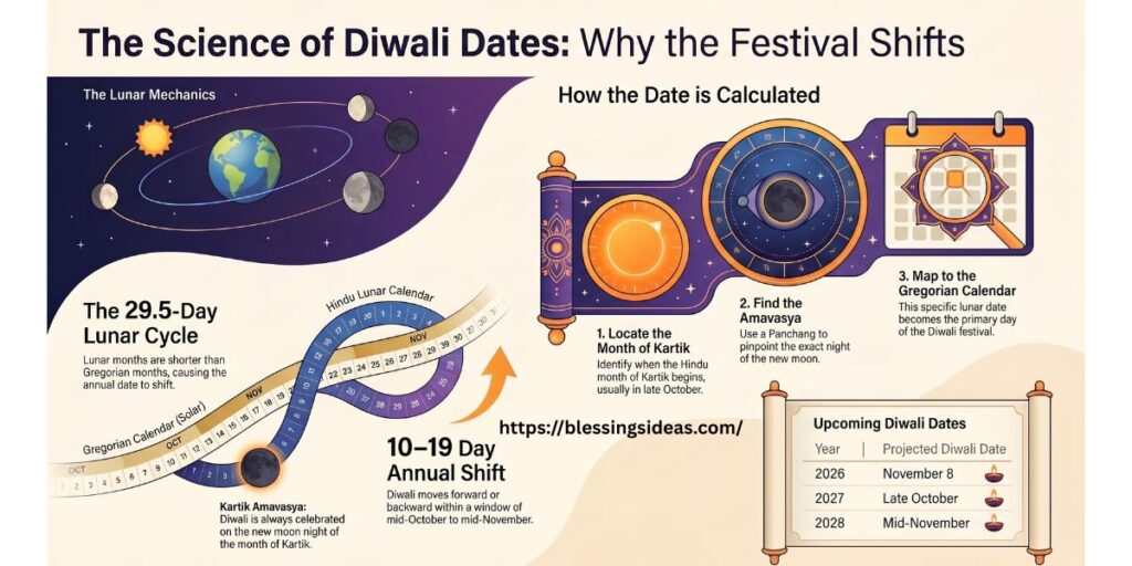 Why Diwali Dates Change Every Year