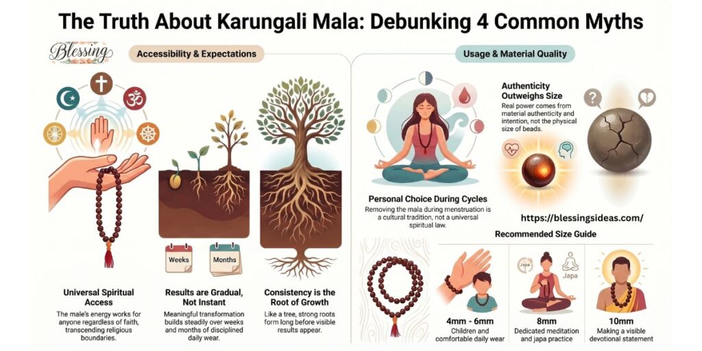 Common Myths and Misconceptions About Karungali Mala