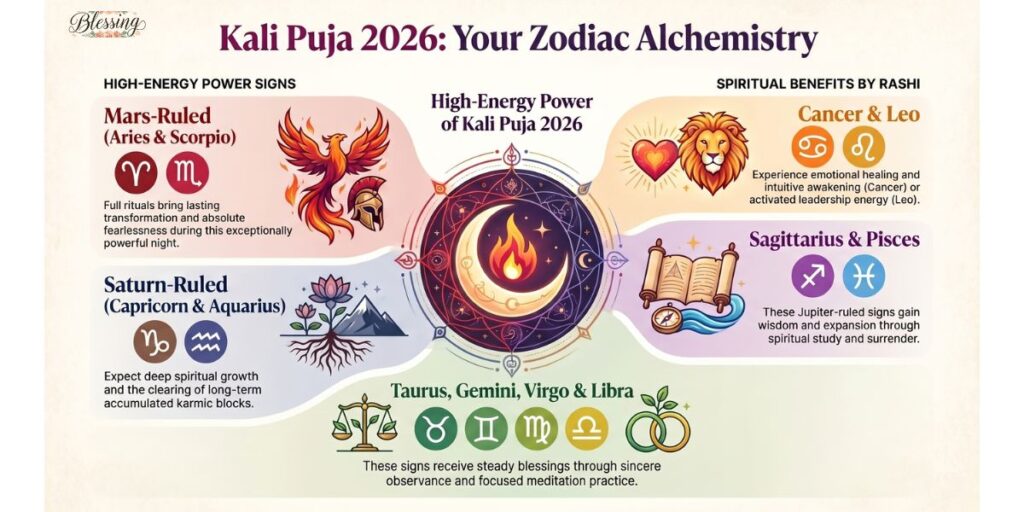 How Kali Puja 2026 Affects Each Rashi — Vedic Astrology Guide