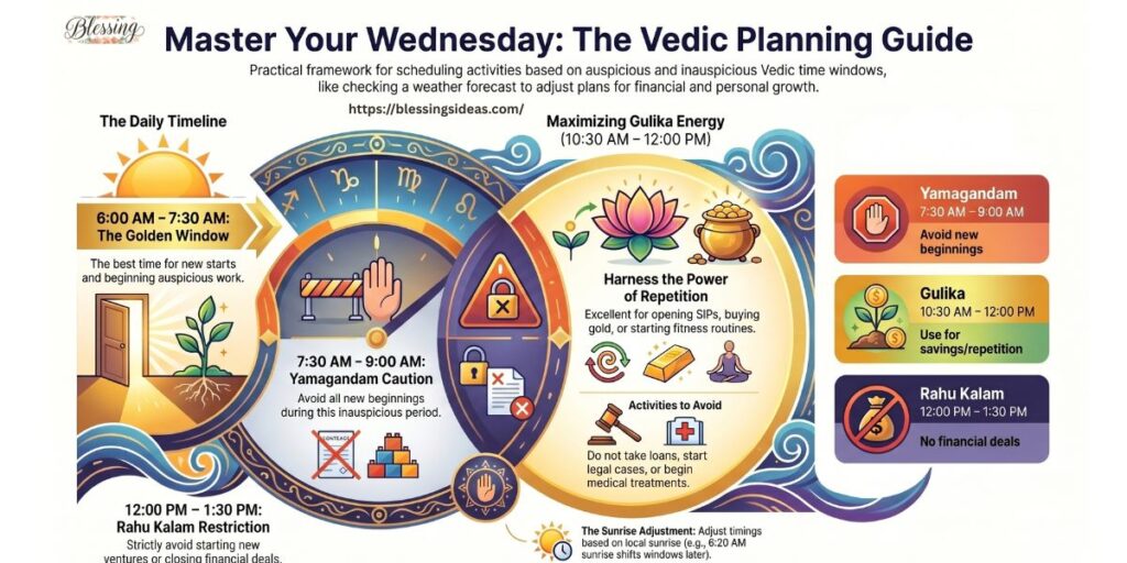 How to Balance Your Wednesday Schedule Around Inauspicious Periods