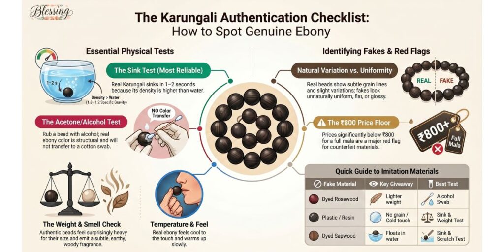 How to Identify Authentic Karungali Mala: Complete Verification Guide