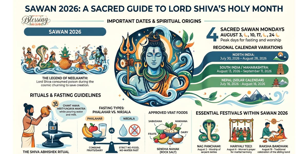 Sawan Month 2026: Complete Date Guide, Rituals & Spiritual Significance