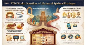 TTD 1 Lakh Donation Benefits: How Many Years? Complete Guide 2026