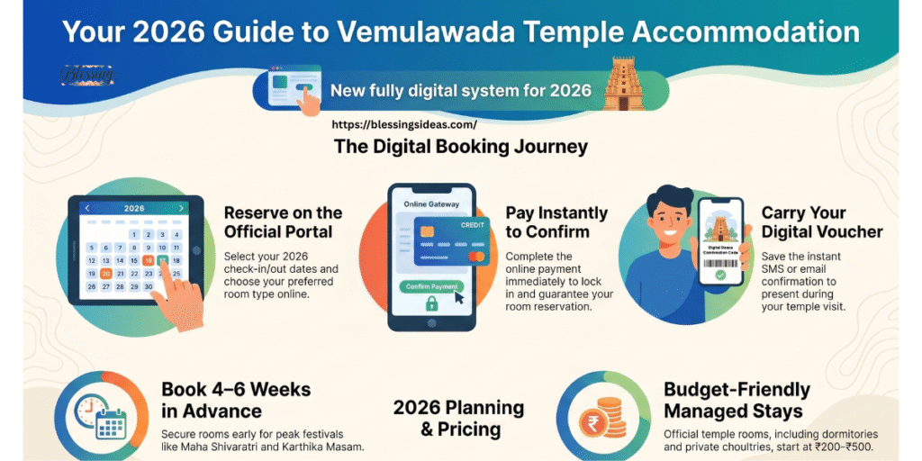 Advance Room Booking at Vemulawada Temple Online 2026