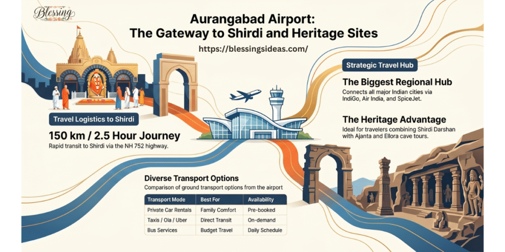 Aurangabad Airport – Major Hub Near Shirdi
