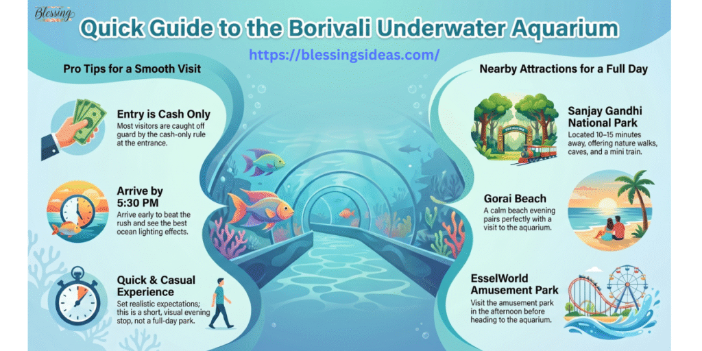 Nearby Places to Visit Near Borivali Underwater Aquarium Mumbai