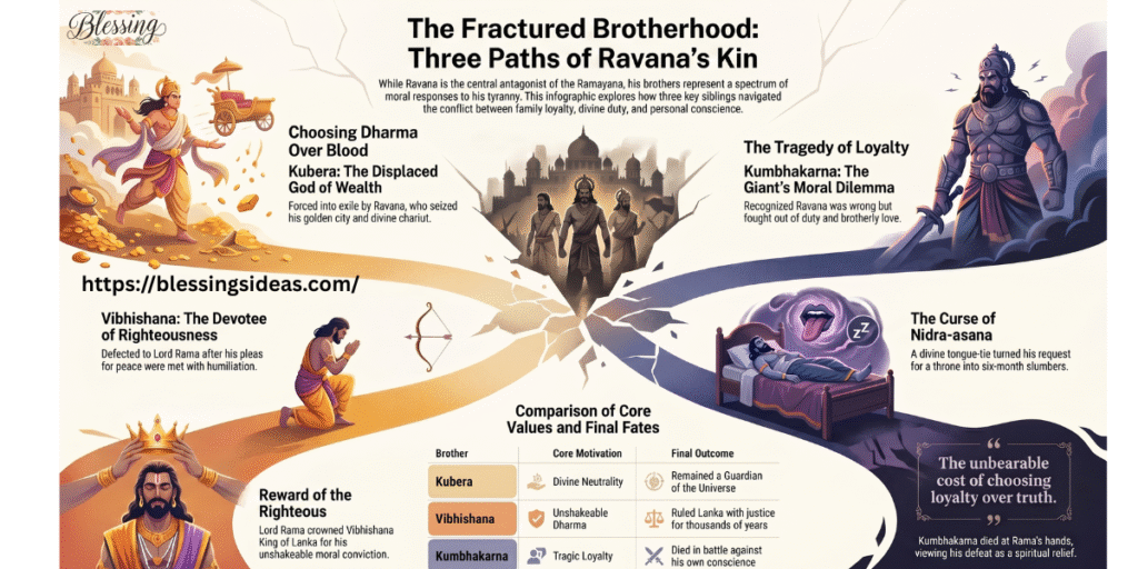 Divine Wealth and Demonic Might: The Key Siblings