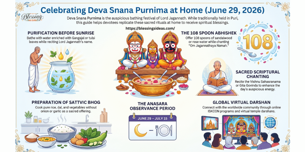 How to Celebrate Deva Snana Purnima at Home
