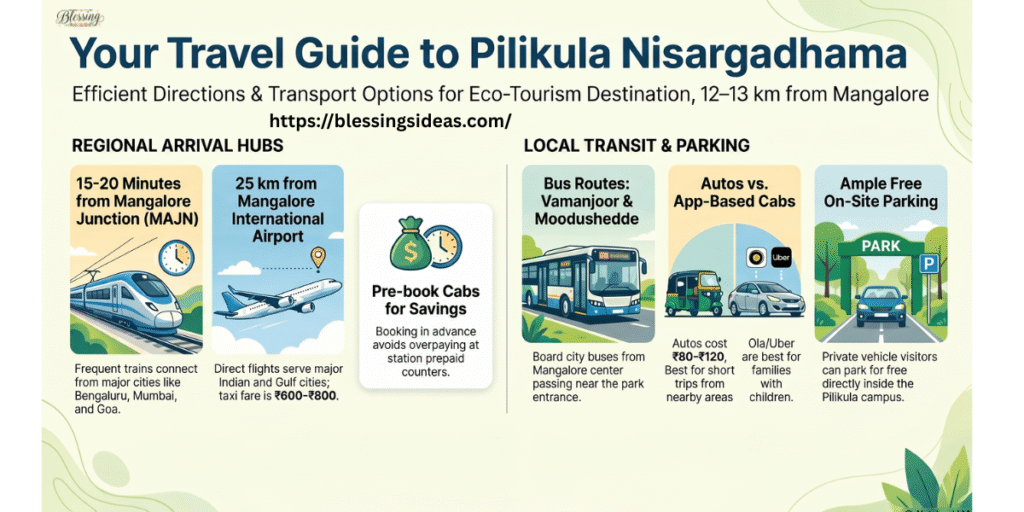 How to Reach Pilikula Nisargadhama (Travel Guide)