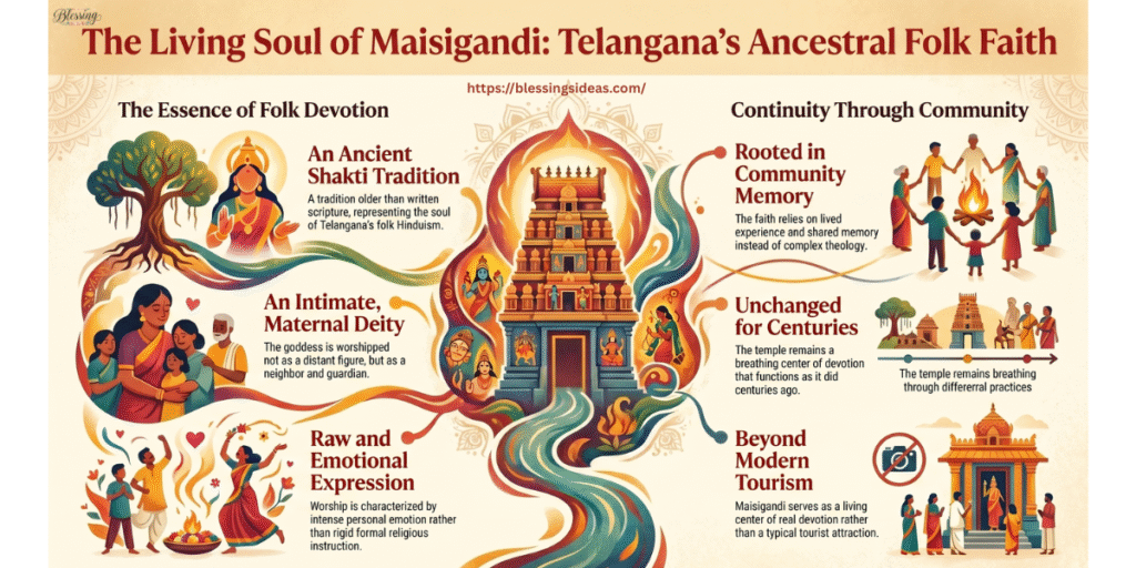 Maisigandi Temple and Telangana Folk Faith