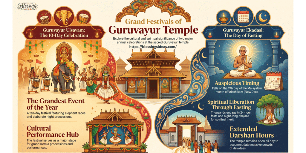 Major Festivals at Guruvayur Temple